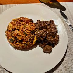 A picture of Daging Rendang.