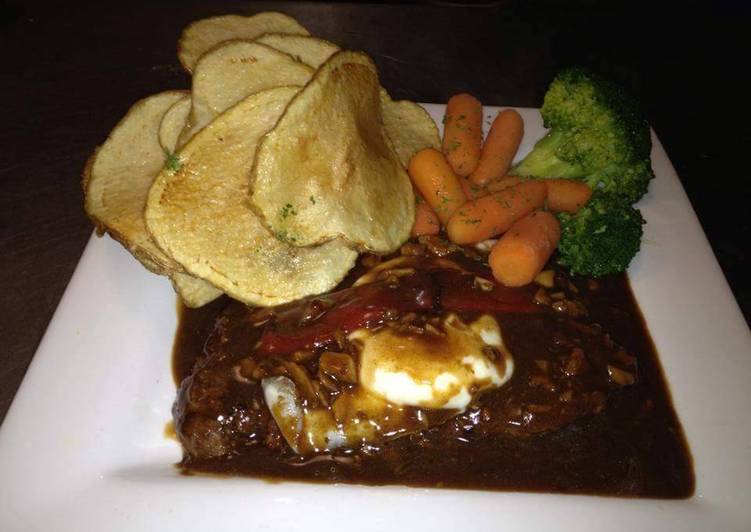 Portuguese Steak/hand cut fries/steamed veggies