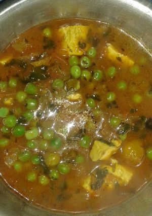 A picture of Mater paneer.