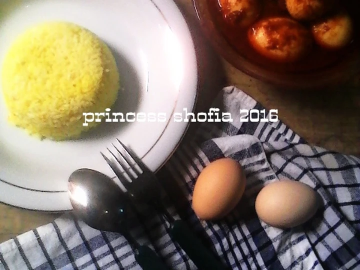 Cara Simple Membuat Resep  Nasi Kuning Sambal Masak Habang Praktis yang Bisa Manjain Lidah, Lezat