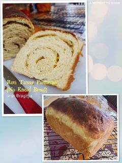 Foto resep Roti Tawar Parmesan (Tanpa Ulen)