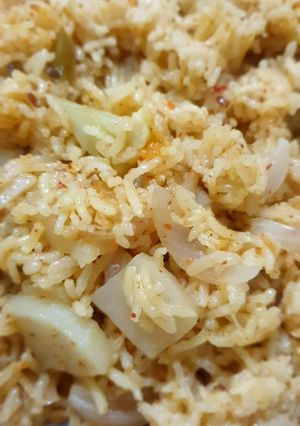 A picture of Vegetable rice.