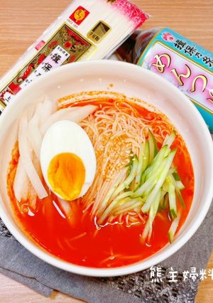 韓式水涼麵 的食譜成品照片