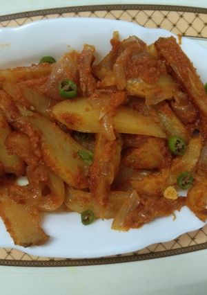 A picture of Tasty Chilli Potatoes.