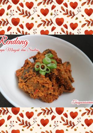 Foto resep Resep Diet Sehat: Rendang tanpa Minyak dan Tanpa Santan (051)