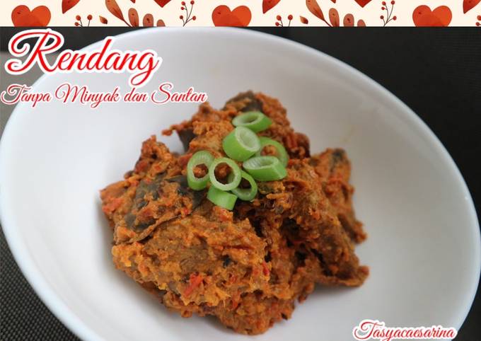 Anti Ribet, Memasak Resep Diet Sehat: Rendang tanpa Minyak dan Tanpa Santan Praktis