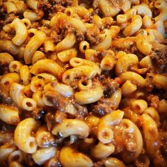 A picture of Taco Pasta.