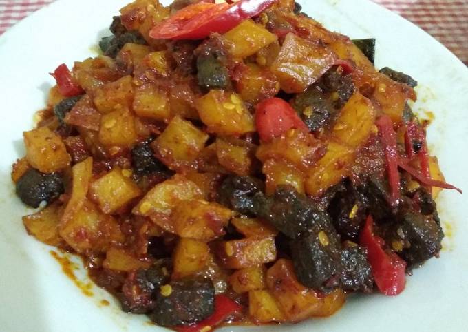 Sambal goreng kentang hati sapi