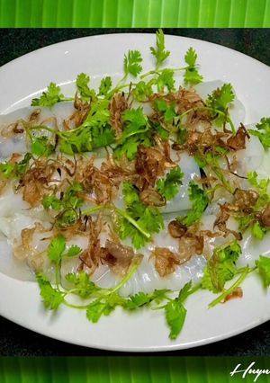 Hình của món Bánh Cuốn Tráng Chảo.