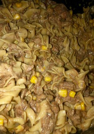 A picture of Nenas Creamy Beef N’ noodles.