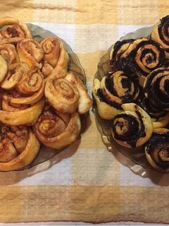 Kakaós csiga, fahéjas tekercs recept fotója