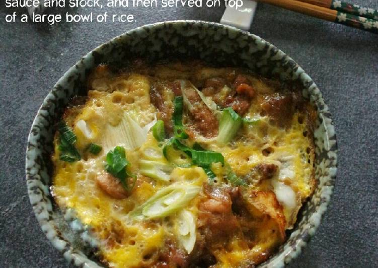 Resep Oyakodon (Chicken-Egg rice bowl) Anti Gagal
