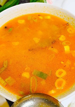 A picture of Misomato Soup.