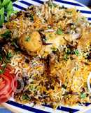 Authentic Hyderabadi Kachchi Yakhni Chicken Dum Biryani