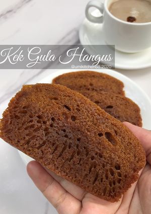 Gambar Kek Gula Hangus (kukus)