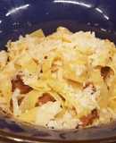 Tallarines a la carbonara