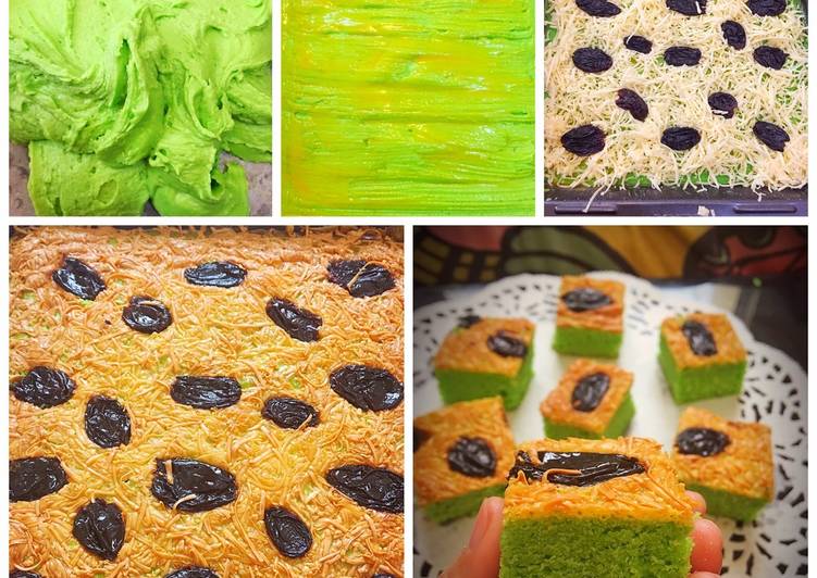 Resep Lekker Holland Pandan,enak dan irit telur yang praktis