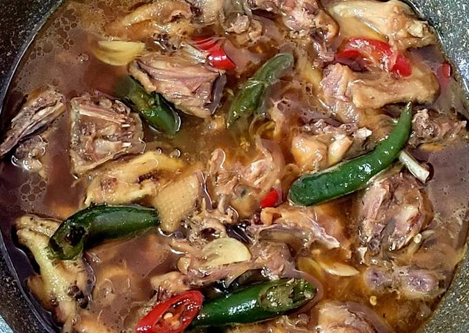 Resep Ayam Kampung Masak Kecap Rempah Betimbai Oleh Rina Purnama Sari