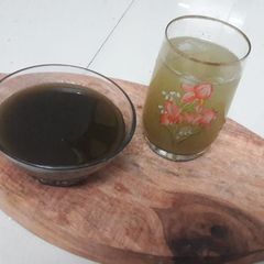 Saunf Sharbat (fennel seeds drink) A picture of Saunf Sharbat (fennel seeds drink).