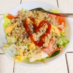 Bulgur Salad with Roasted Sesame Dressing A picture of Bulgur Salad with Roasted Sesame Dressing.