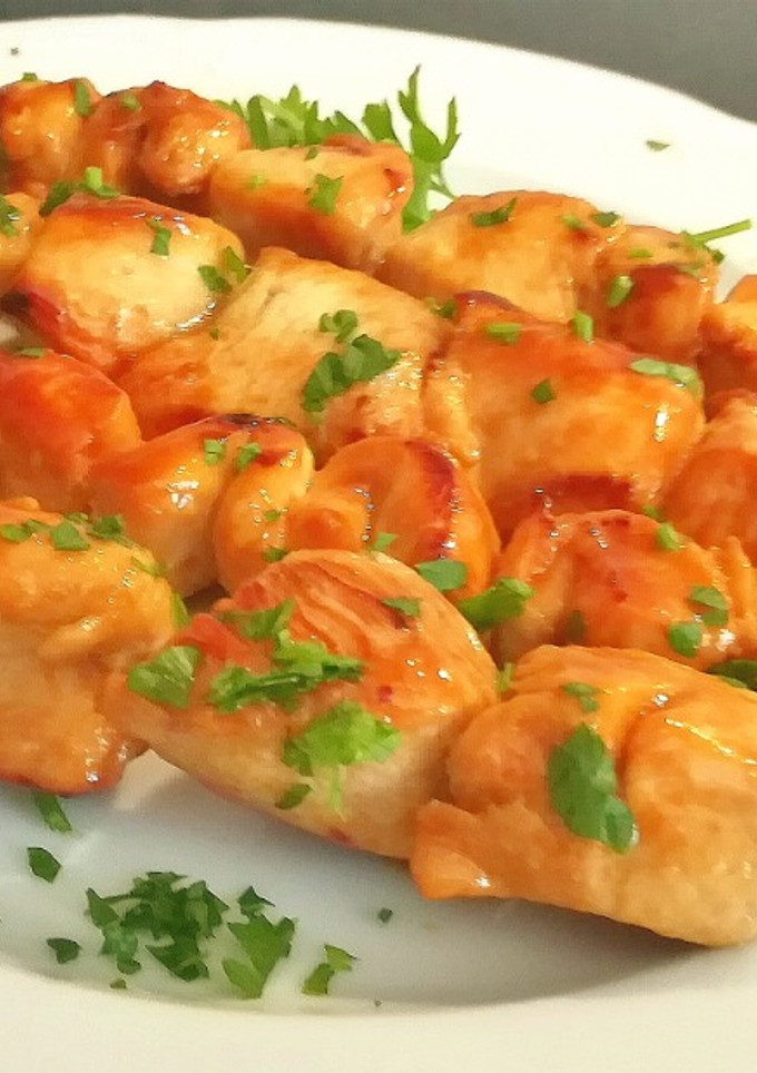 Una foto de Brochetas de pollo marinadas