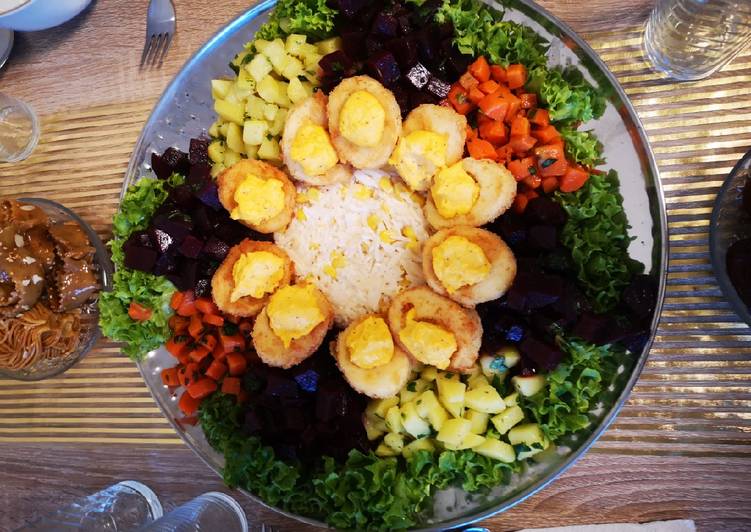 Marokkanische Salatplatte