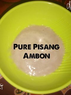 Foto resep Pure Pisang (mpasi menu tunggal) day 1 sore hari
