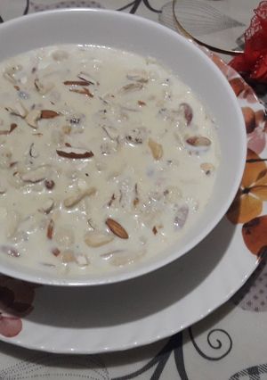 A picture of Makhana kheer.
