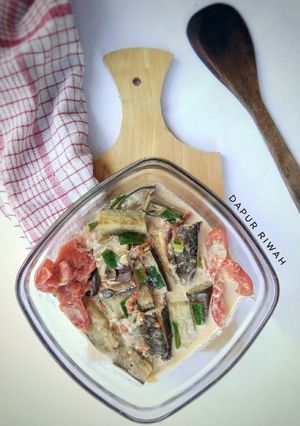 Foto resep Kothok Ikan Asap dan Terong
