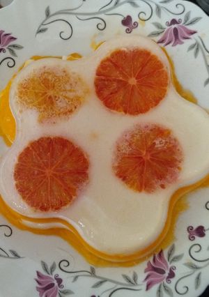 عکسی از دستور ژله پرتقالی