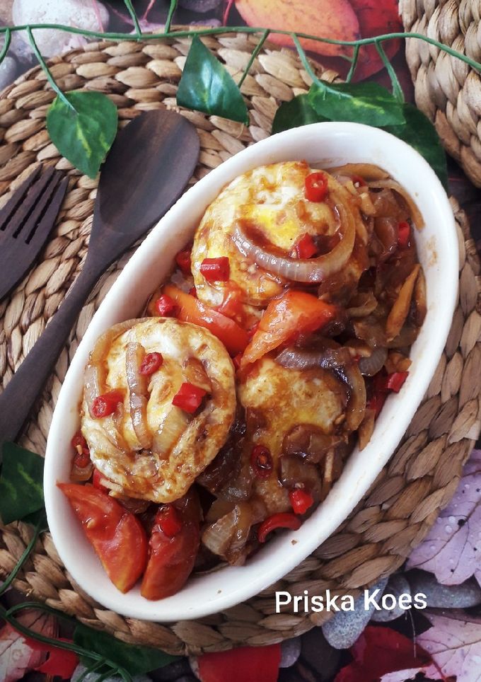 Foto resep Telur Mata Sapi Saus Tiram
