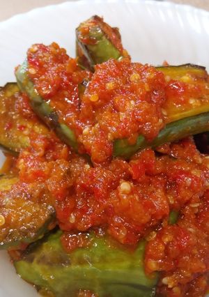 Foto resep Balado Terong Hijau