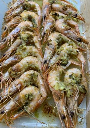 Una foto de Gamba blanca con majada al horno