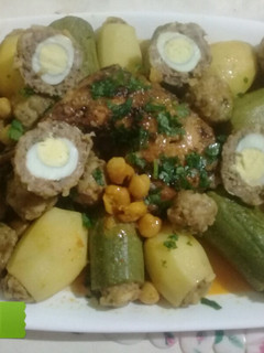 صورة لوصفة دولمة الكوسة والبطاطا