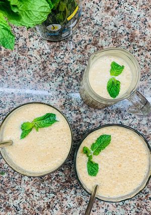 A picture of Chikoo Milkshake.