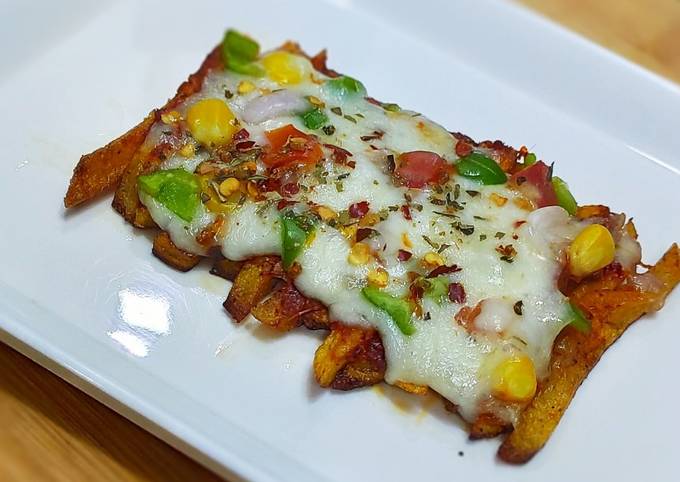 Recipe of Perfect French fries pizza