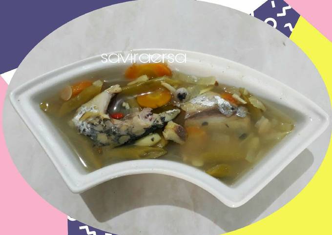 Sup Ikan Sayur Tenggiri Asam Seger foto resep utama