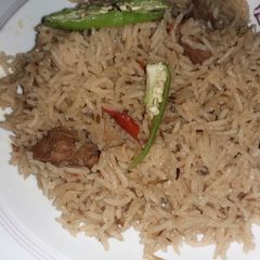 A picture of Bannu Beef Pulao.