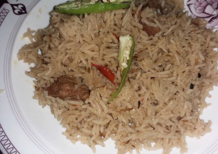 How to Prepare Favorite Bannu Beef Pulao