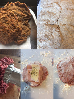 Una foto de Milanesas rellenas de carne picada de vacío