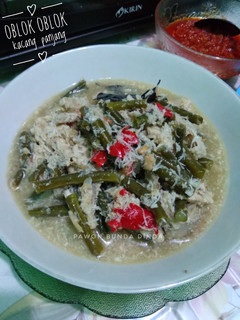 Foto resep Oblok oblok kacang panjang