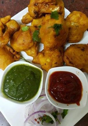 A picture of Paneer ke pakore.
