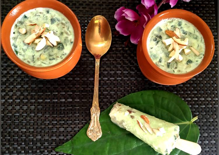 Recipe of Super Quick Paan Matka Kulfi