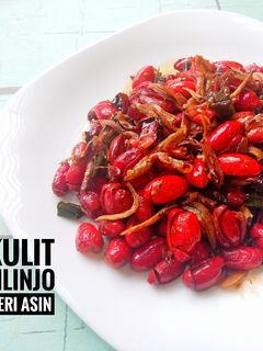 Foto resep Tumis Kulit Melinjo Teri Asin