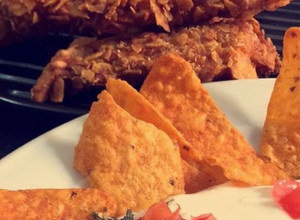 صورة لوصفة ناقيت الدجاج بالدوريتوس