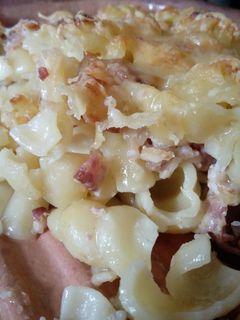 Baconos sonkás tészta recept fotója