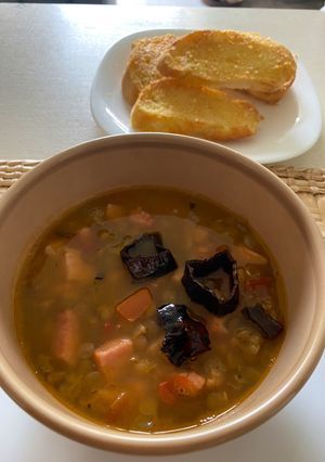Una foto de Súper sopa de lentejas