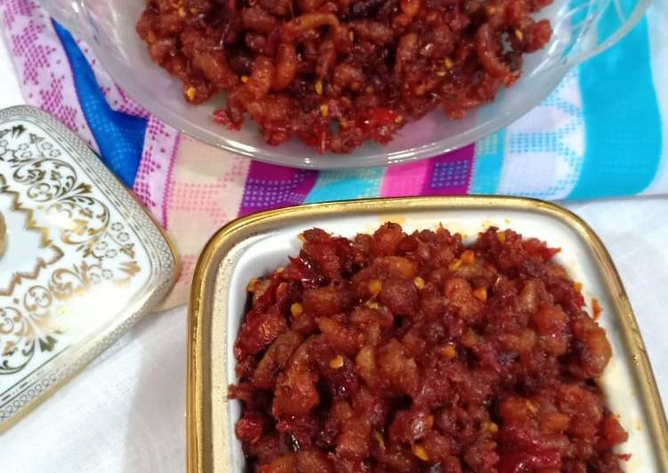 Resep Sambal Ebi Anti Gagal