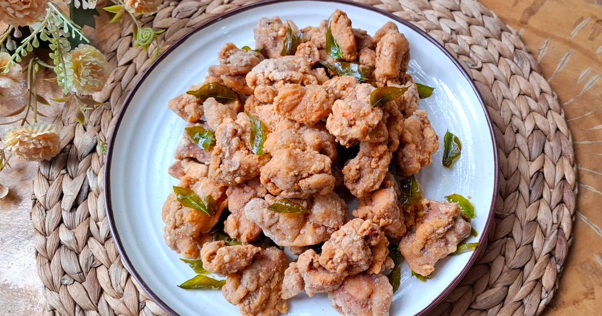 Ngohiong Popcorn Chicken (Ayam Goreng Simpel Praktis)