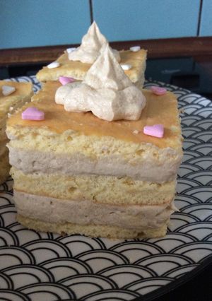 Une photo de Gâteau crème café